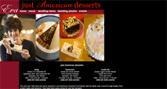 Desktop Screenshot of justamericandesserts.net